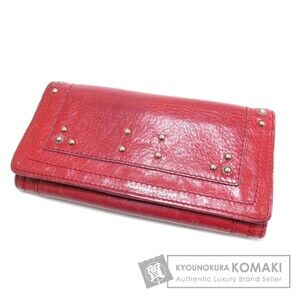 Chloe logo Crocodile leather long Wallet